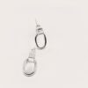 Aretes de cubo con oval. - Imagen 3