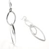 Aretes largos con bordes de forma de hojas. - Imagen 4