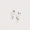 Aretes largos triangulares.