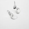 Aretes largos de formas cóncavas. - Imagen 2
