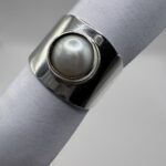 Anillo ajustable con perla - Imagen 4