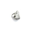Anillo martillado forma de corazón.